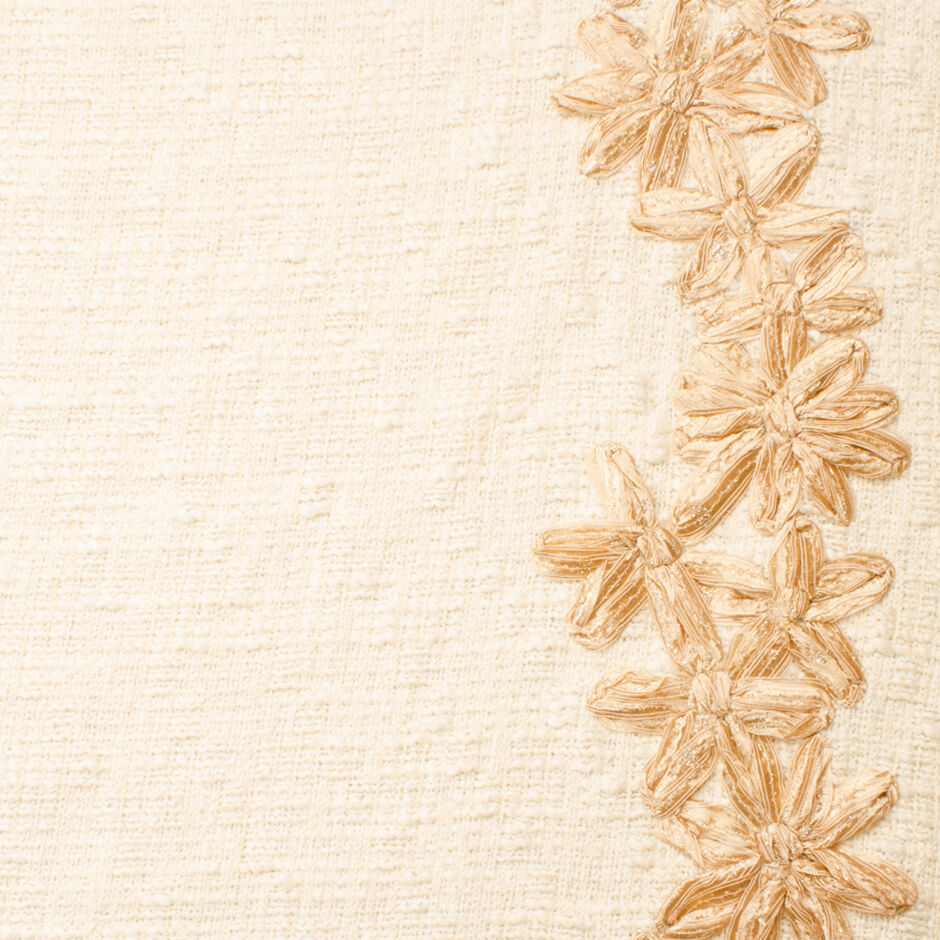 Rich Cream Cotton Blend Bouclé