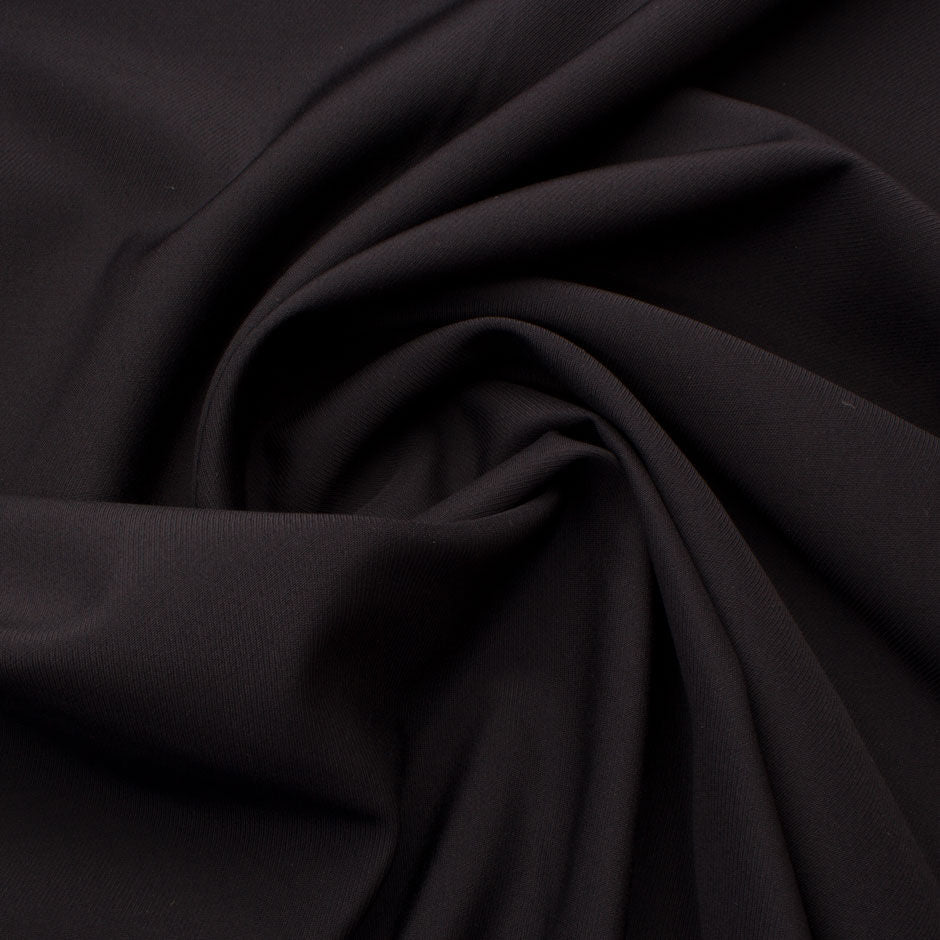 Plain Black Superfine Pure Wool
