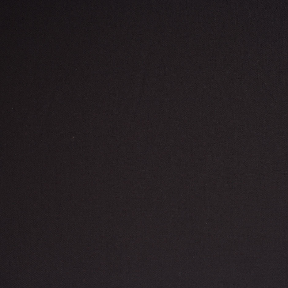 Plain Black Superfine Pure Wool