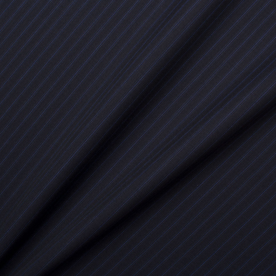 Midnight Blue Trofeo Superfine Wool Suiting (A 2m Piece)