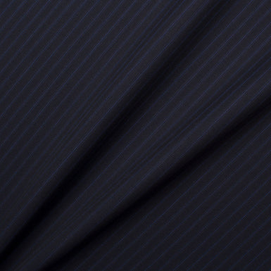 Midnight Blue Trofeo Superfine Wool Suiting (A 2m Piece)