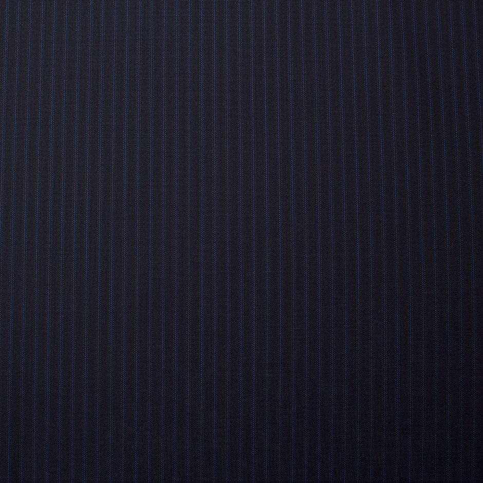 Midnight Blue Trofeo Superfine Wool Suiting (A 2m Piece)