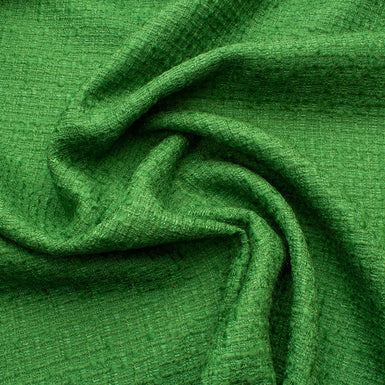 Fern Green Wool Blend Bouclé