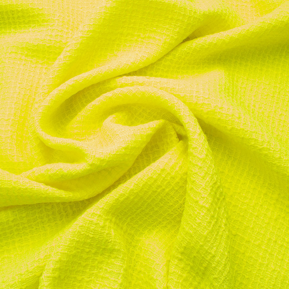 Fluorescent Wool Blend Bouclé