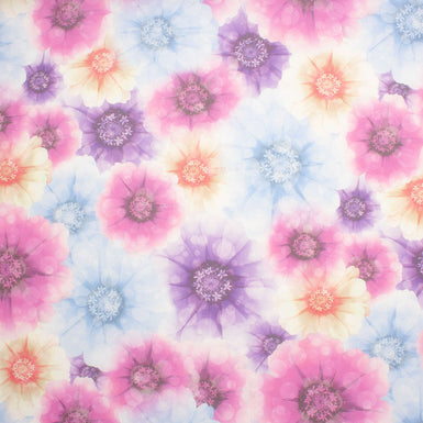 Multi Floral Printed Silk Georgette