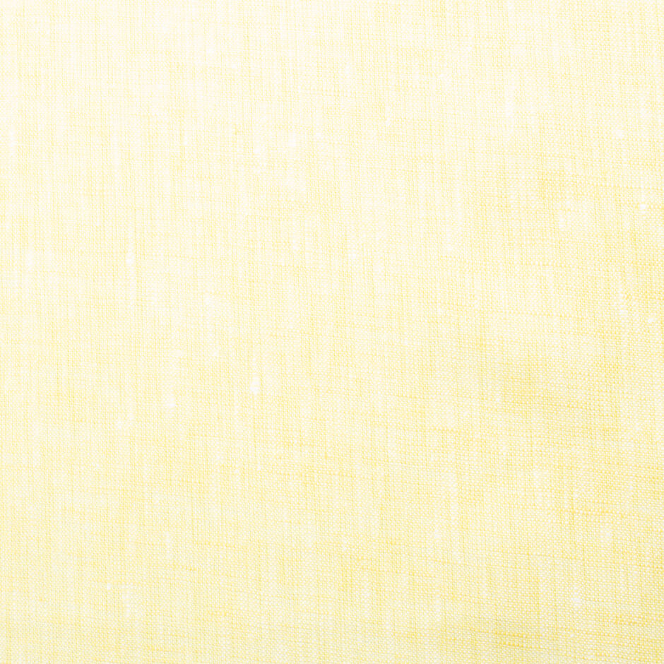 Soft Yellow Two-Tone Handkerchief Linen
