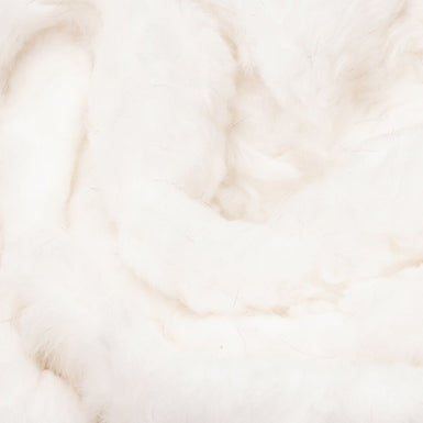 Optic White Faux Fur