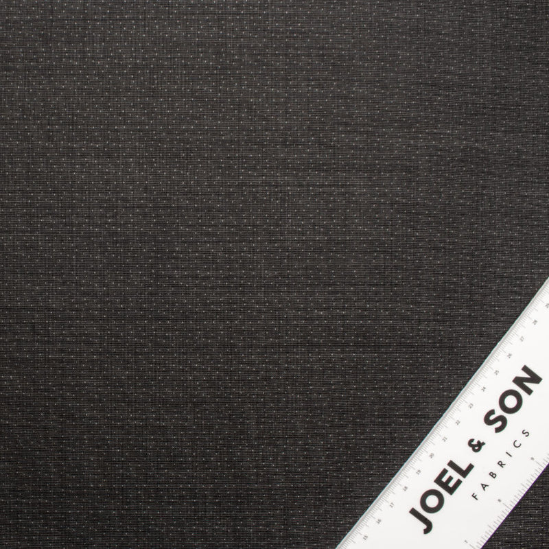 Dark Grey Pinhead Ungaro Superfine Wool