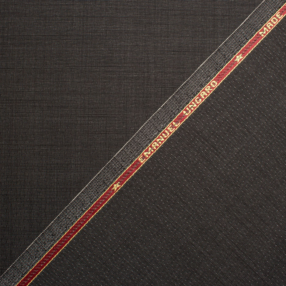 Dark Grey Pinhead Ungaro Superfine Wool