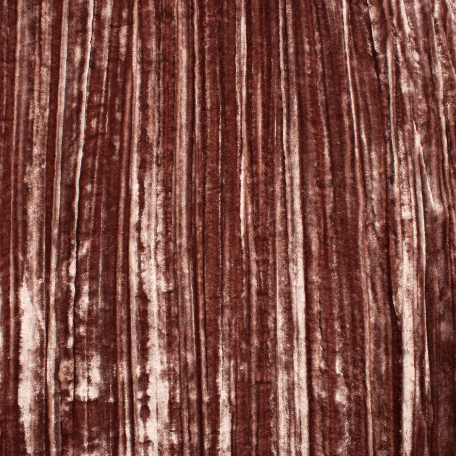 Pinky Beige Crushed Velvet