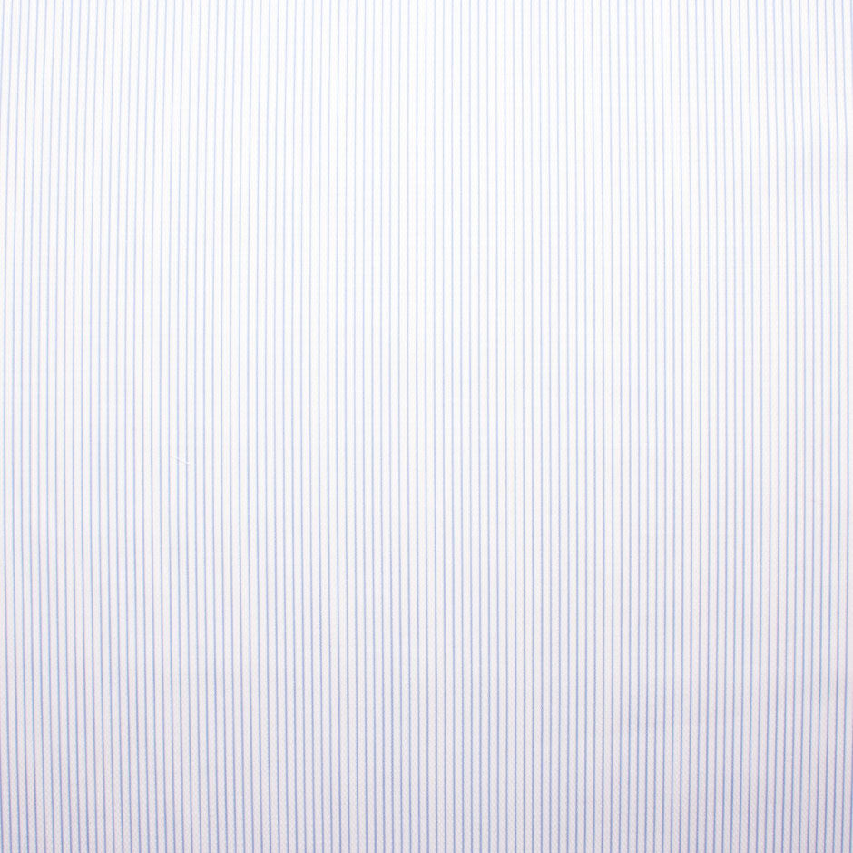 Thin Blue Striped Superfine Cotton Shirting Fabric