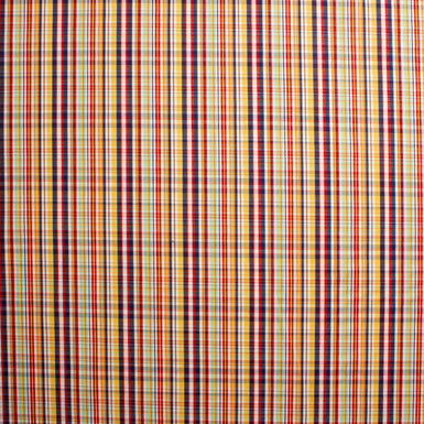 Multi-Coloured Checkered Pure Cotton Shirting