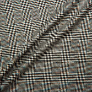 Prince of Wales Check Worsted Spun Cashmere