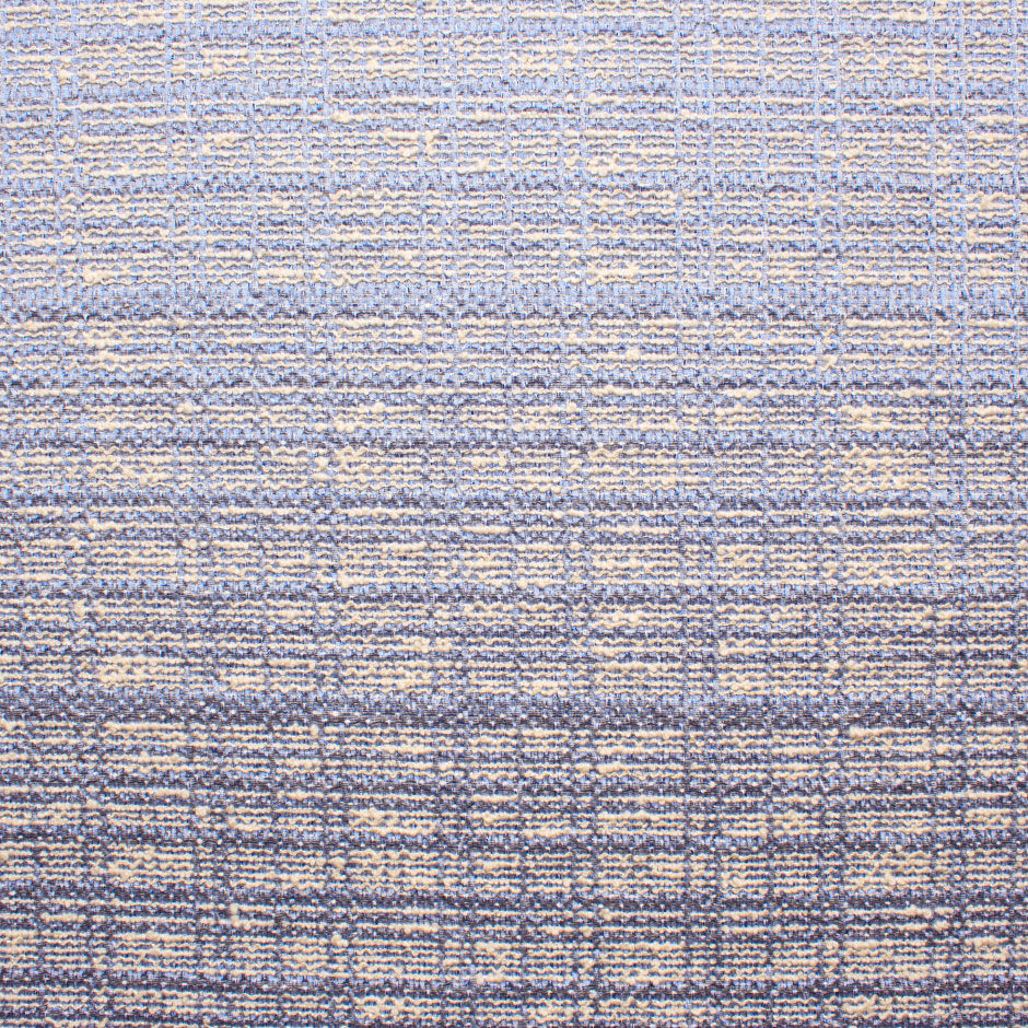 Periwinkle Blue & Ivory Metallic Bouclé Fabric