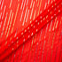 Metallic Lined Ruby Red Silk Georgette