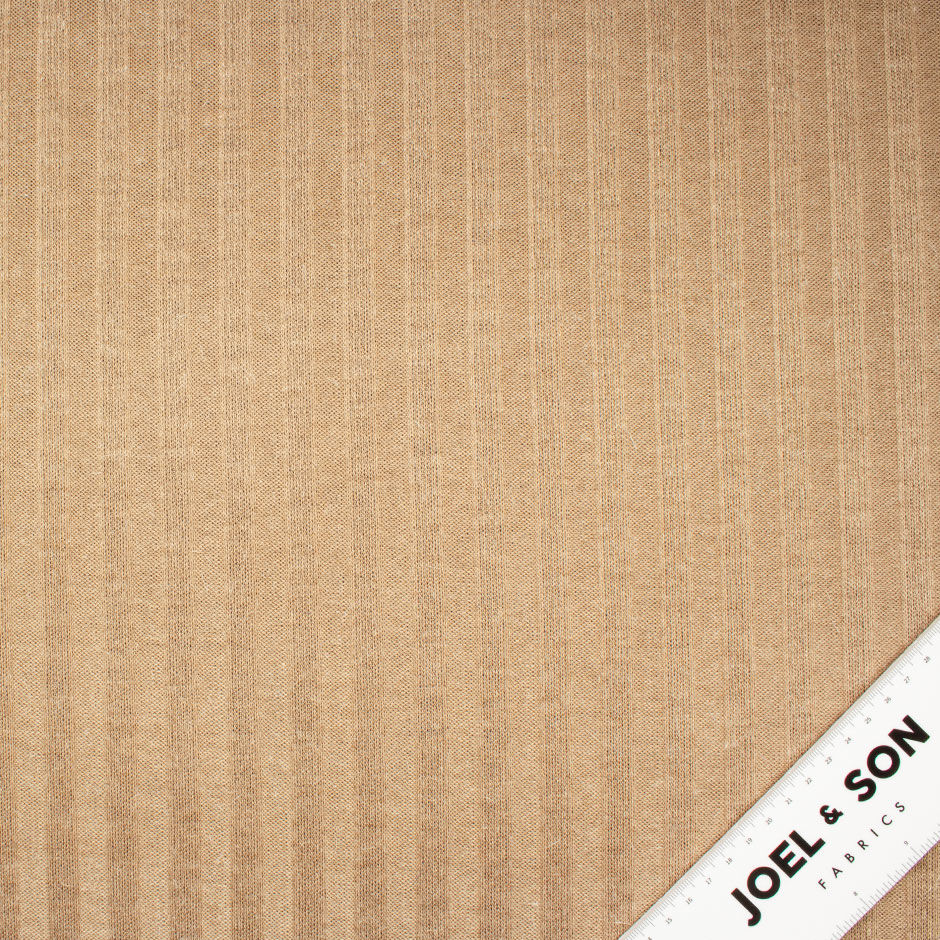 Bright Blue & Beige Double Faced Wool Jersey