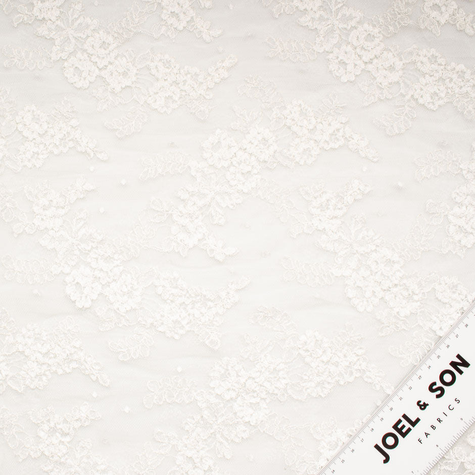 Soft Ivory Corded Lace