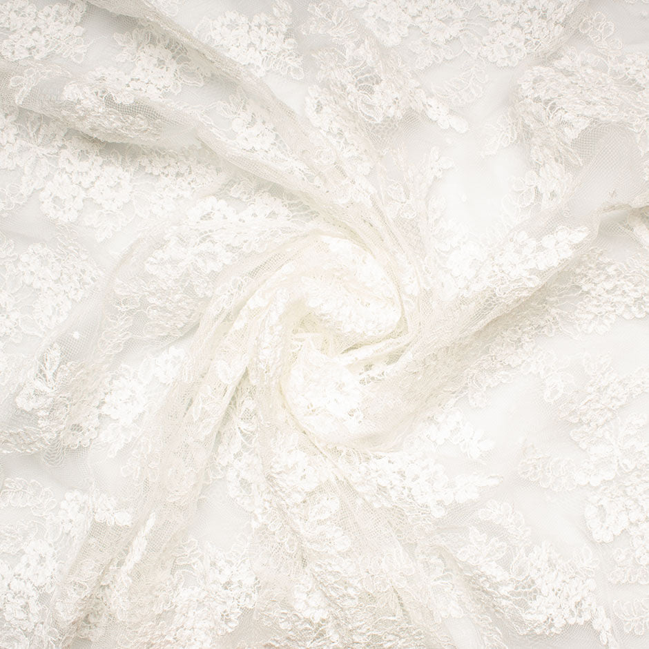 Soft Ivory Corded Lace