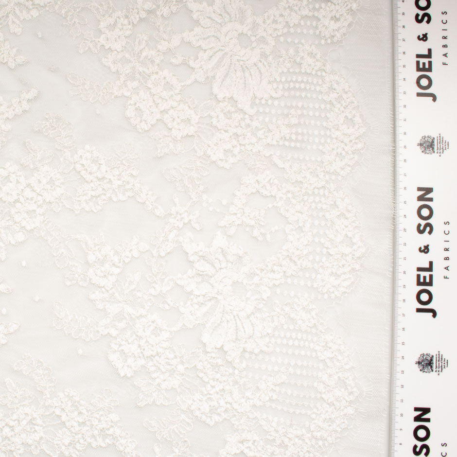 Soft Ivory Corded Lace