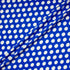 White Spot on Royal Blue Pure Silk