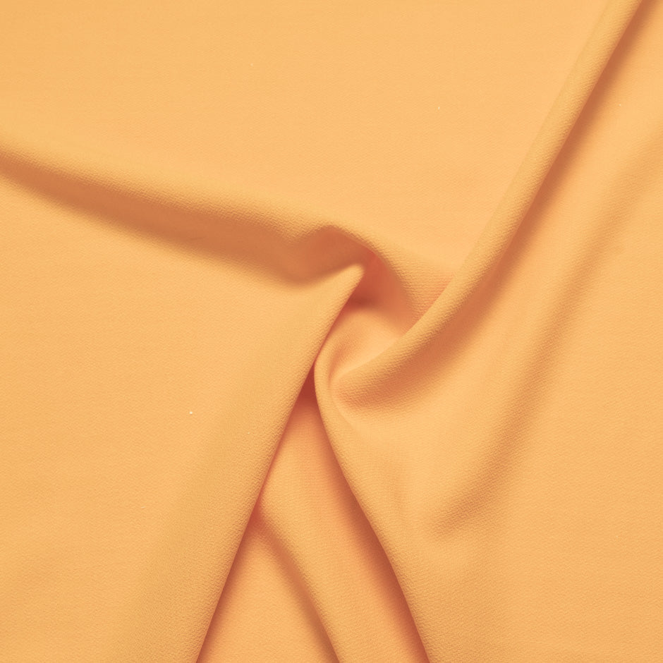 Apricot Orange Single Wool Crêpe