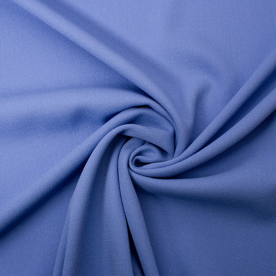 Periwinkle Blue Double Wool Crêpe