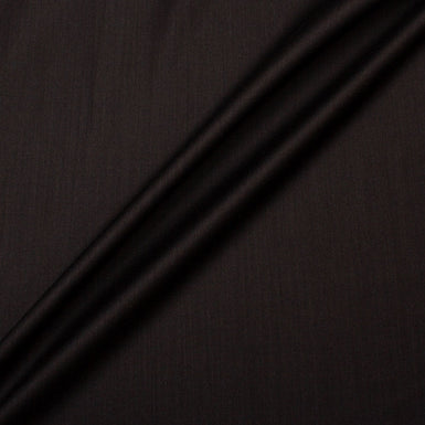 Superfine 'Super 150's' Black Piacenza Pure Wool