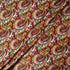 Floral Printed Rich Brown Silk & Viscose Blend