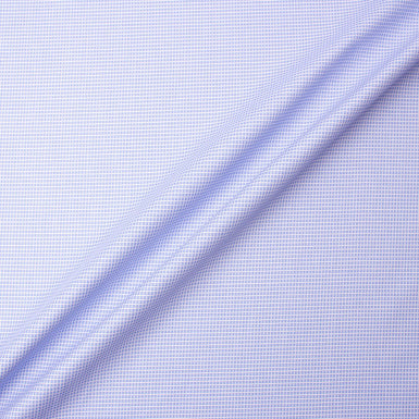 Rectangular Jacquard Blue Pure Cotton Shirting
