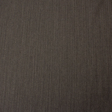Dark Grey Herringbone Wool & Cashmere Suiting