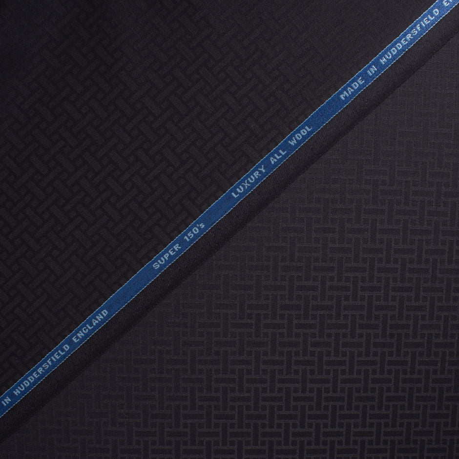 Dark Navy Blue Super 150s Pure Wool Suiting