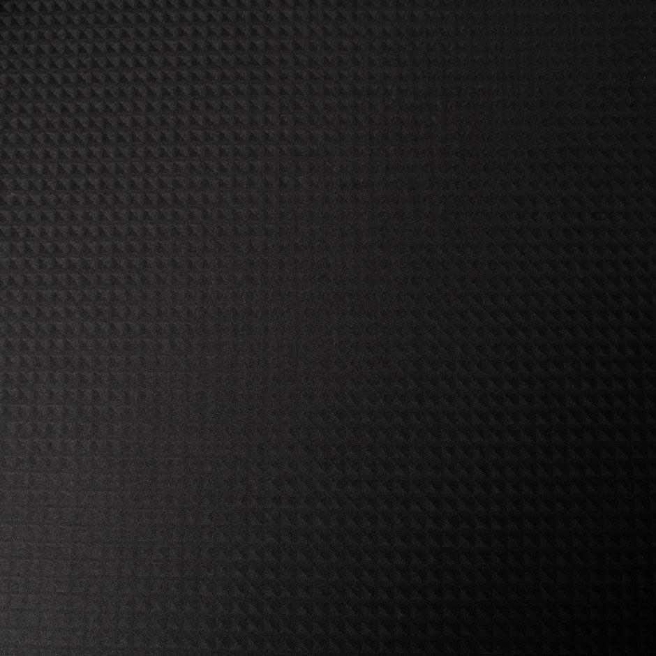 Black Superfine Super 150s Jacquard Suiting