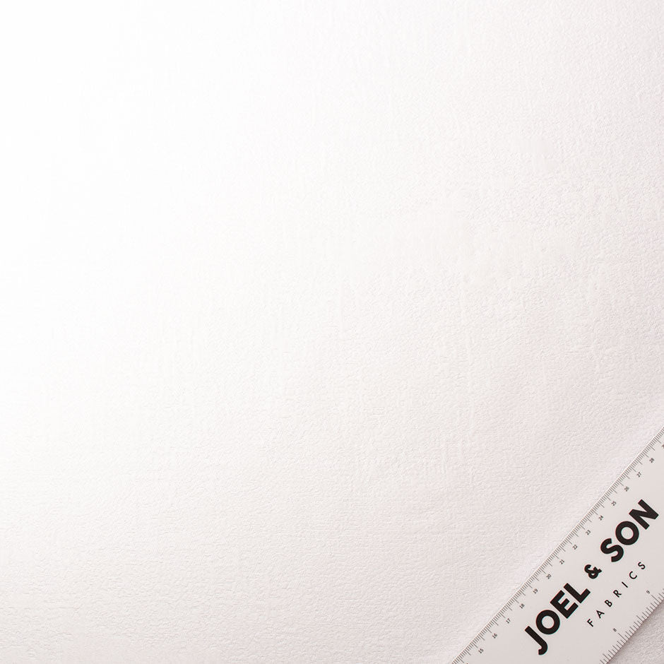 Bright White Jacquard Brocade