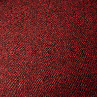Red/Black Mélange Pure Wool Tweed