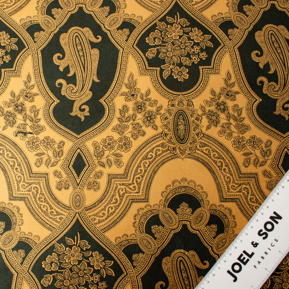 Printed Double-Sided Camel Brown Alcantara