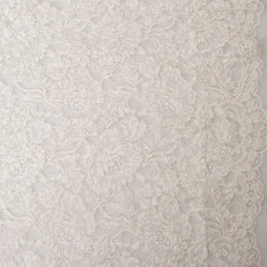Soft Off-White French Corded Lace