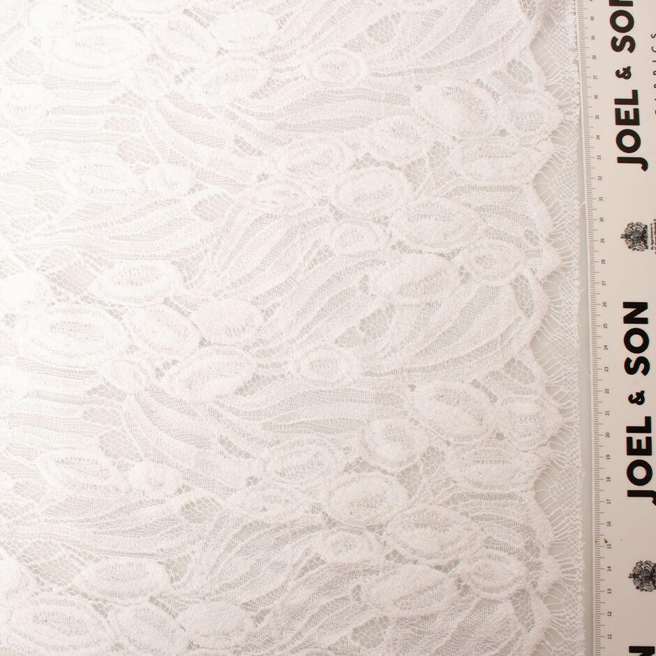 Snow White Wool Blend Lace