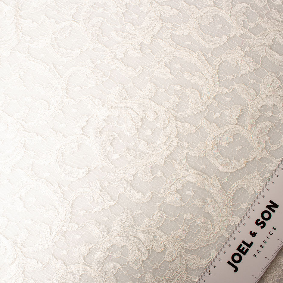Soft Cream Corded Lace