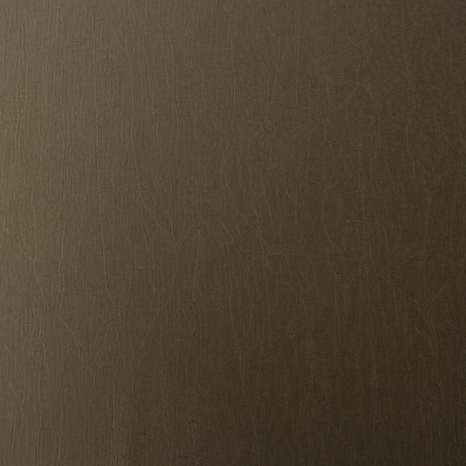 Deep Khaki Crinkled Polyester