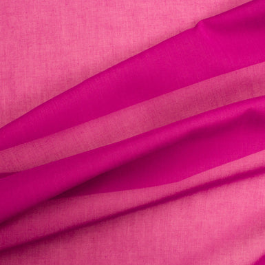 Deep Fuchsia Pink Cotton Voile