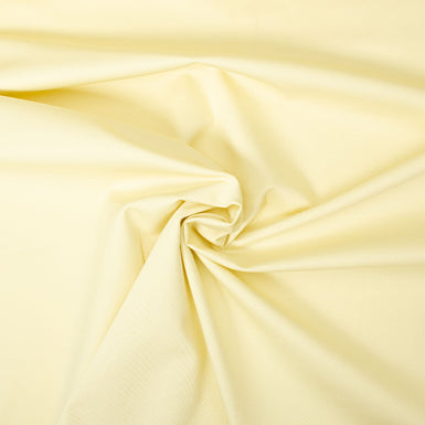 Plain Soft Yellow Stretch Cotton