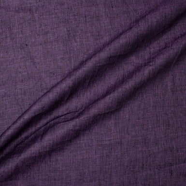 Purple & Black Two-Tone Handkerchief Linen