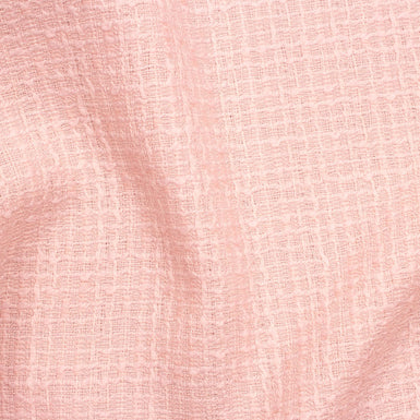 Sorbet Pink Wool Bouclé
