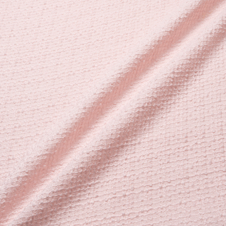 Baby Pink Wool Bouclé