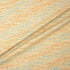 Turquoise & Orange Flecked Beige Cotton Blend Bouclé