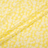 White Floral Canary Yellow Silk Georgette