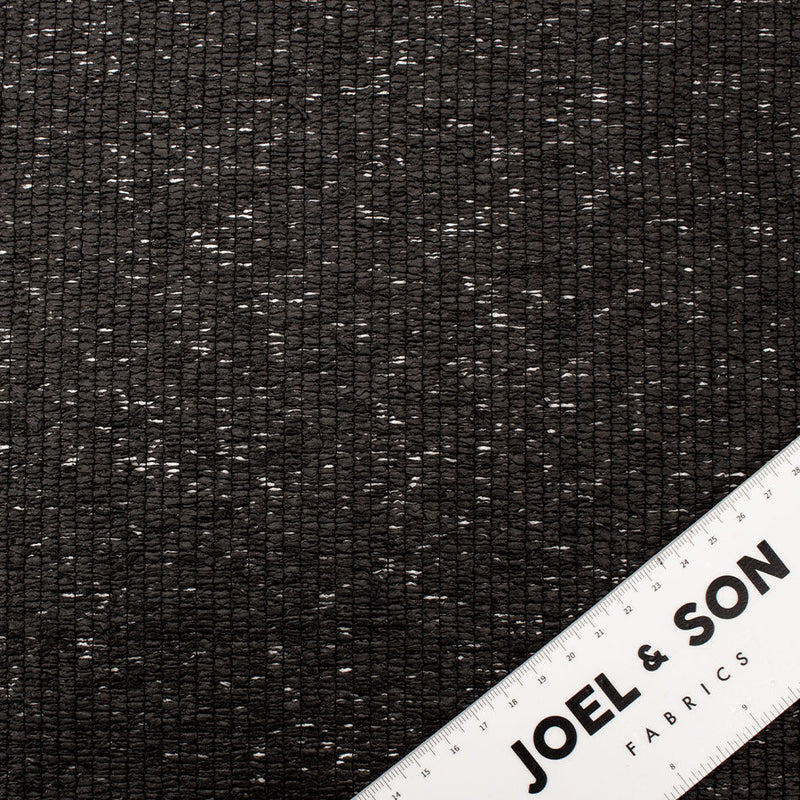 Black Woven Poly & Wool Blend | Buy Suiting Fabric