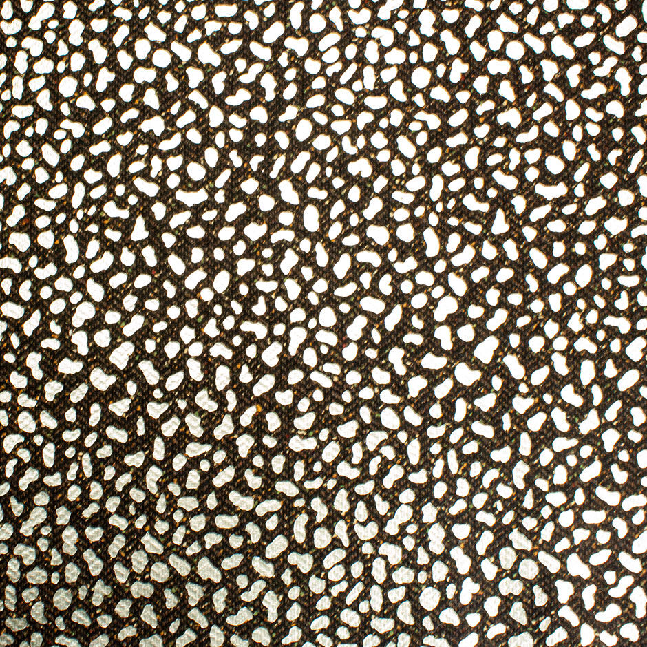 Foil Laminated Brown Tweed Wool