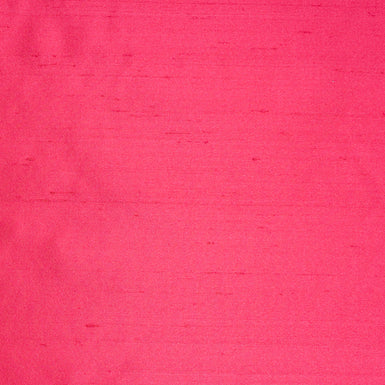 Bright Raspberry Pink Silk Shantung