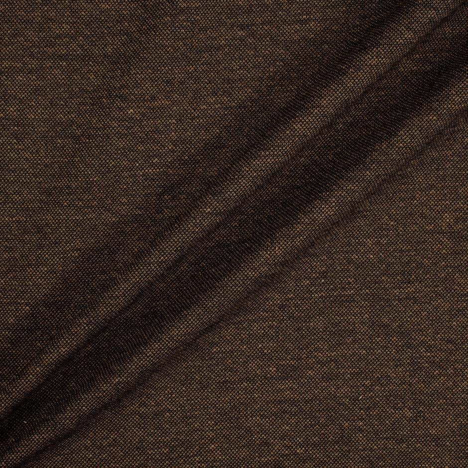 Beige Spotted Brown Jersey Knit